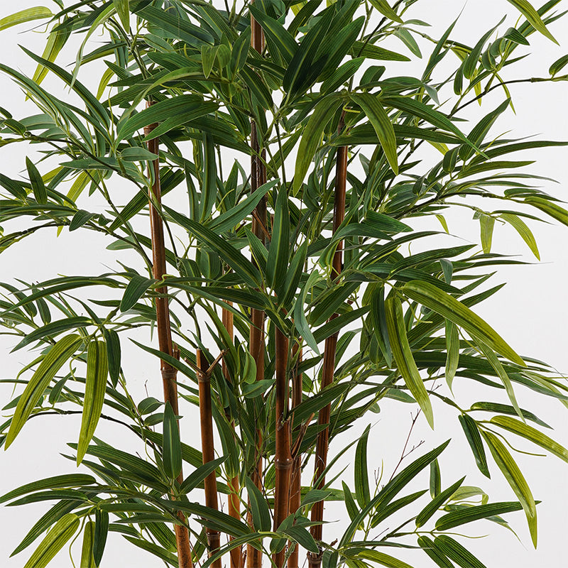 Plantă decorativă Rhapis Palm, Verde, Plastic, 120 cm înălțime, 60x60x120 cm