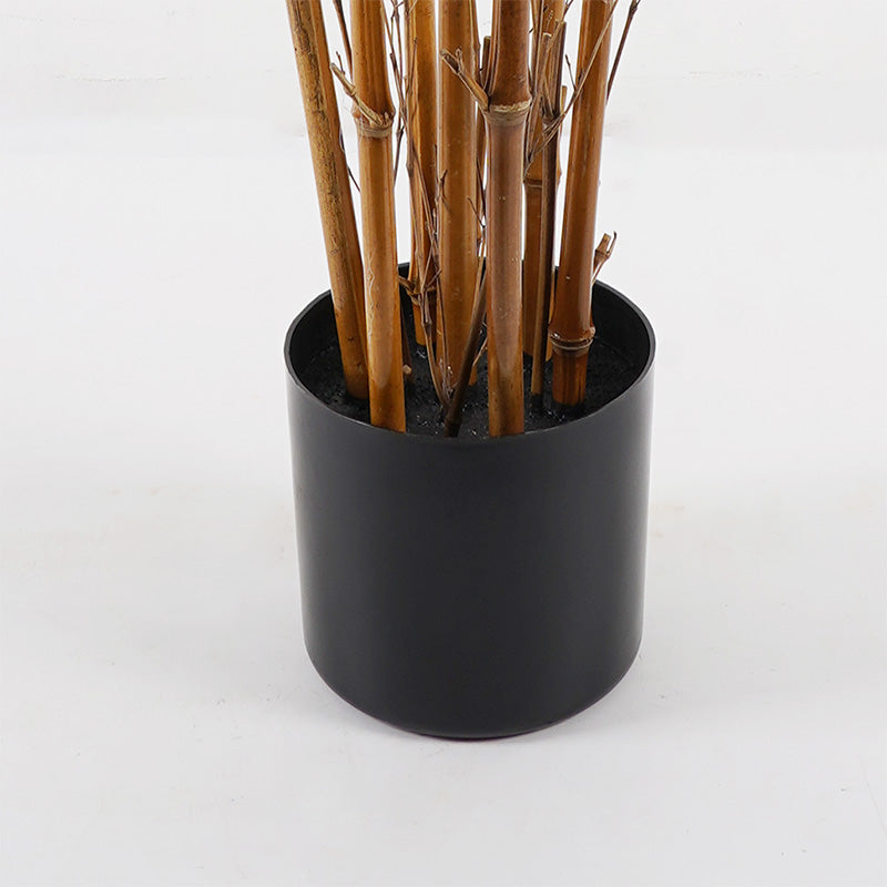 Plantă decorativă Rhapis Palm, Verde, Plastic, 120 cm înălțime, 60x60x120 cm