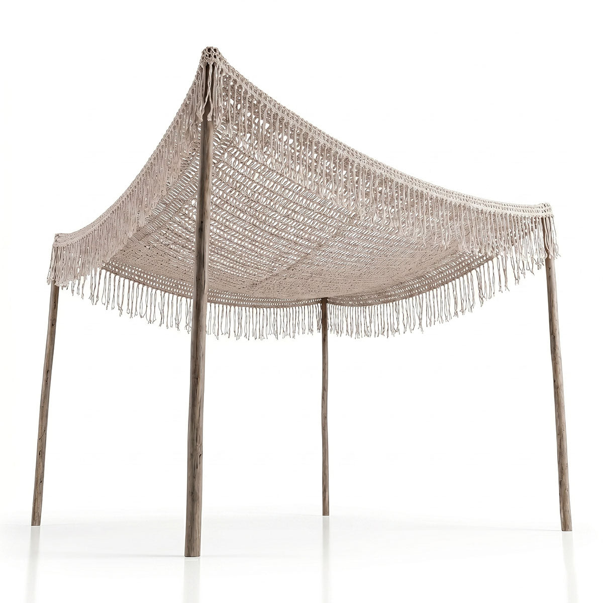 Plasă de umbrire Shelto, Bej, 400x400x27 cm