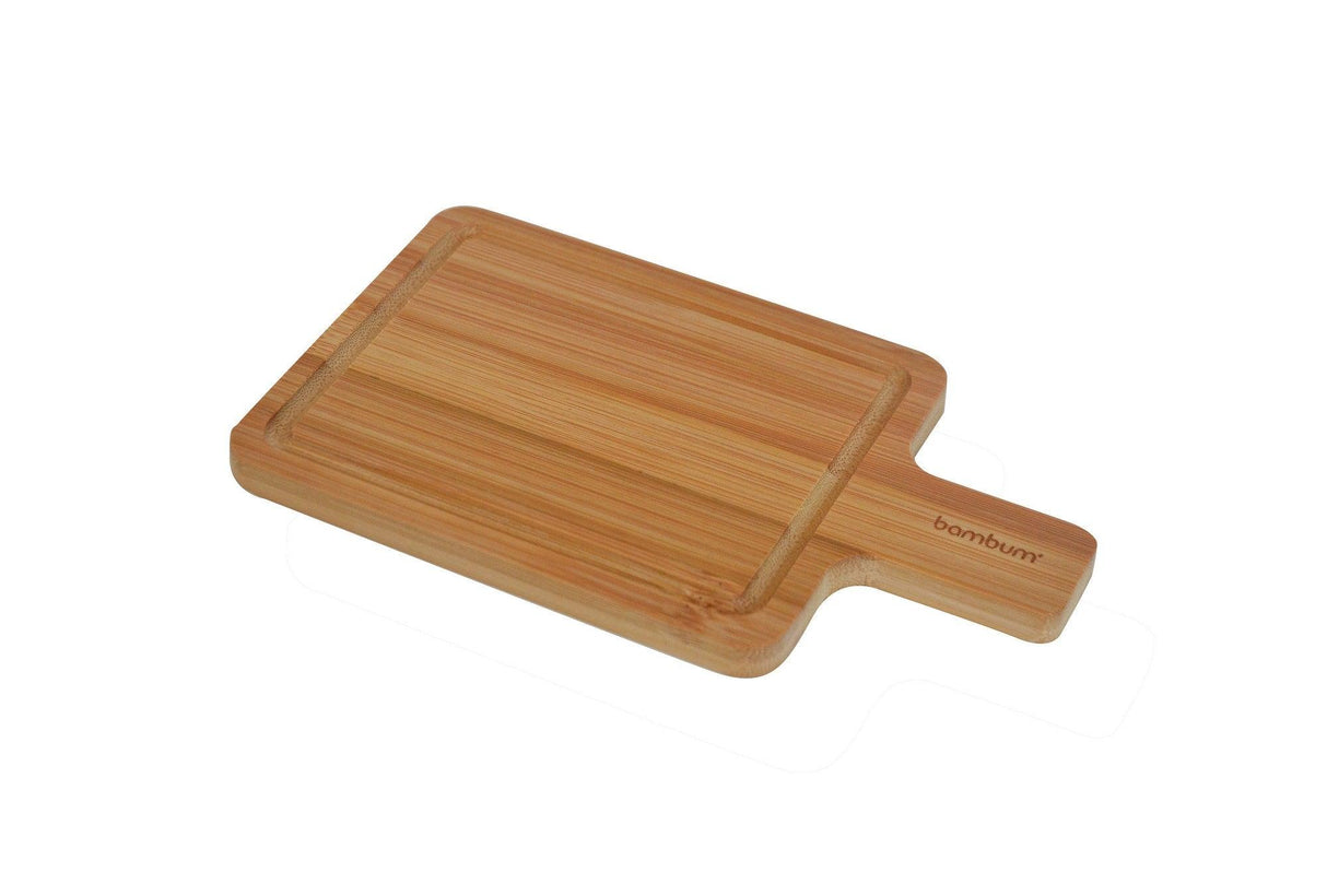 Platou din bambus Hula, Nuc, 11x19 cm