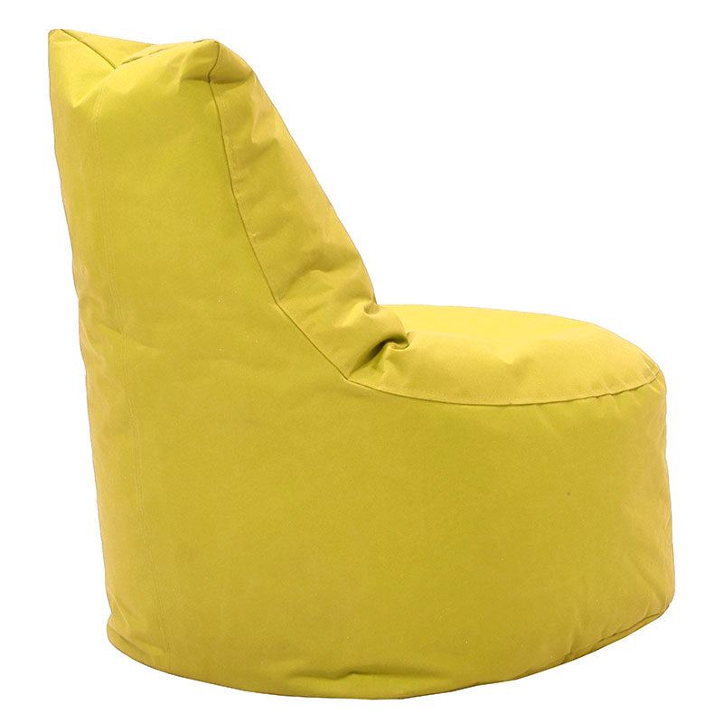 Puf bean bag, impermeabil, albastru deschis, 65x65 cm - Galben