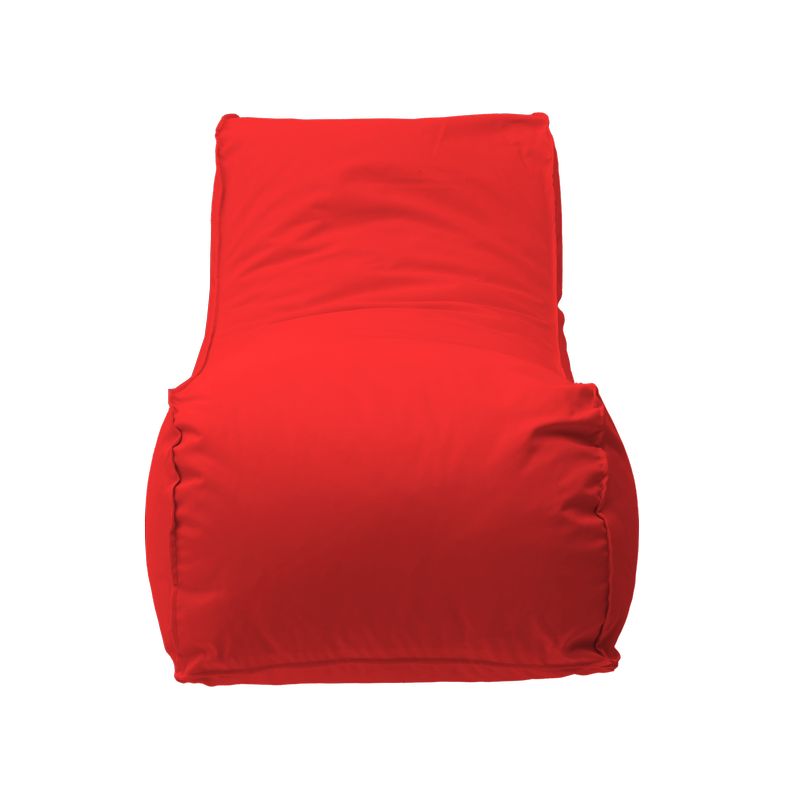 Puf de dormit Lara 100% impermeabil, Bej - Rosu, 150x60 cm - Rosu