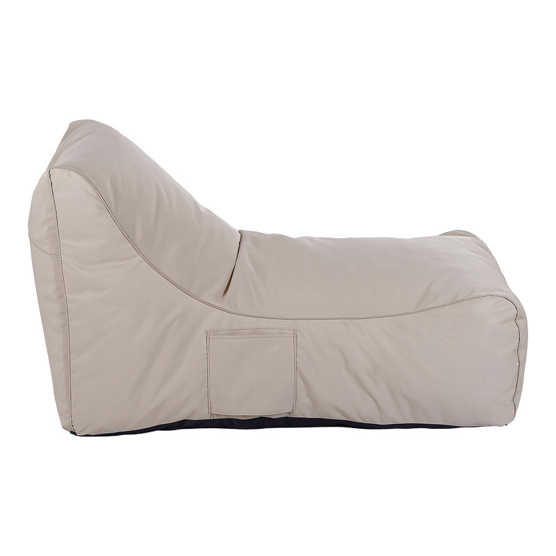 Puf Otenda, Bej - Antracit, 67x110x65 cm - Bej