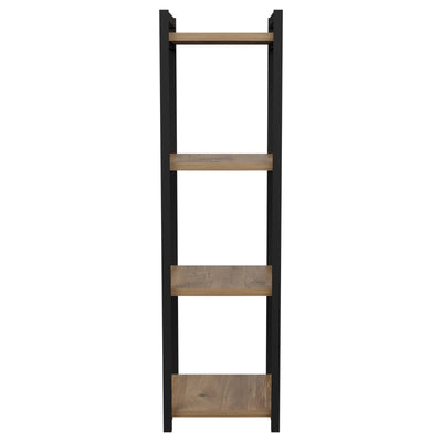 Raft bucatarie Harvey, natural - negru, 33x28x100 cm, detaliu produs
