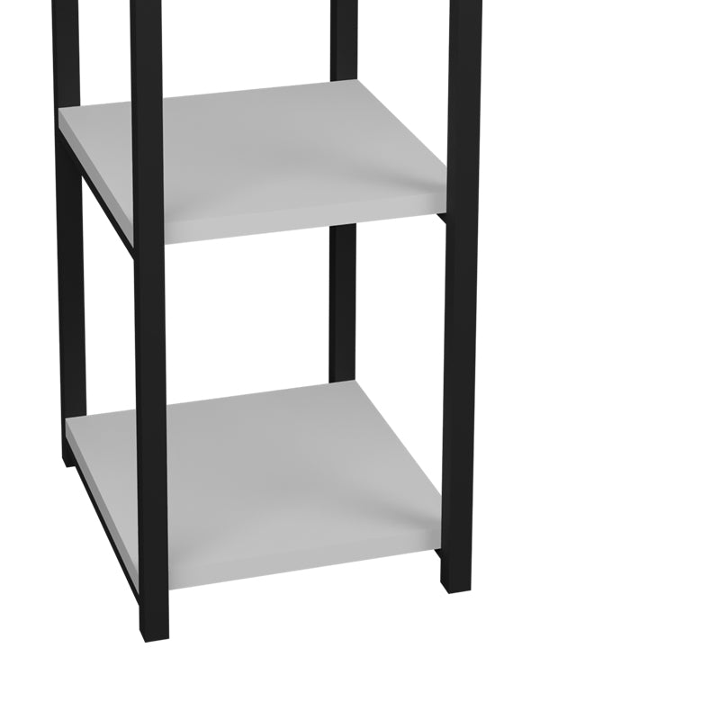 Raft bucatarie Harvey, negru - alb, 33x28x100 cm