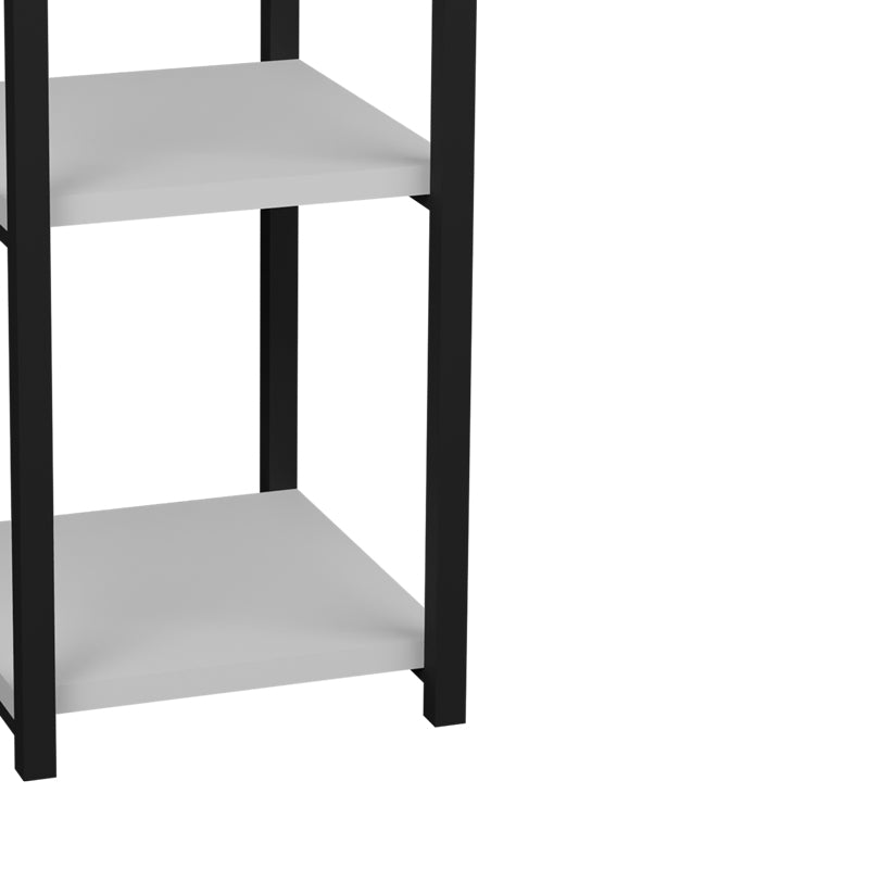 Raft bucatarie Harvey, negru - alb, 33x28x70 cm