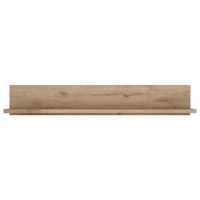 Raft de perete Claudia, Nuc, 90 x 15 x 15 cm