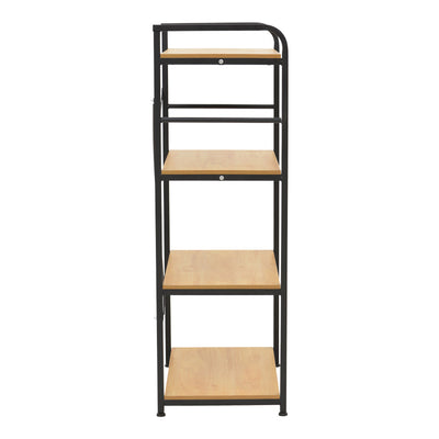 Raft de podea Depo, Negru, 60x40x120 cm, imagine suplimentara