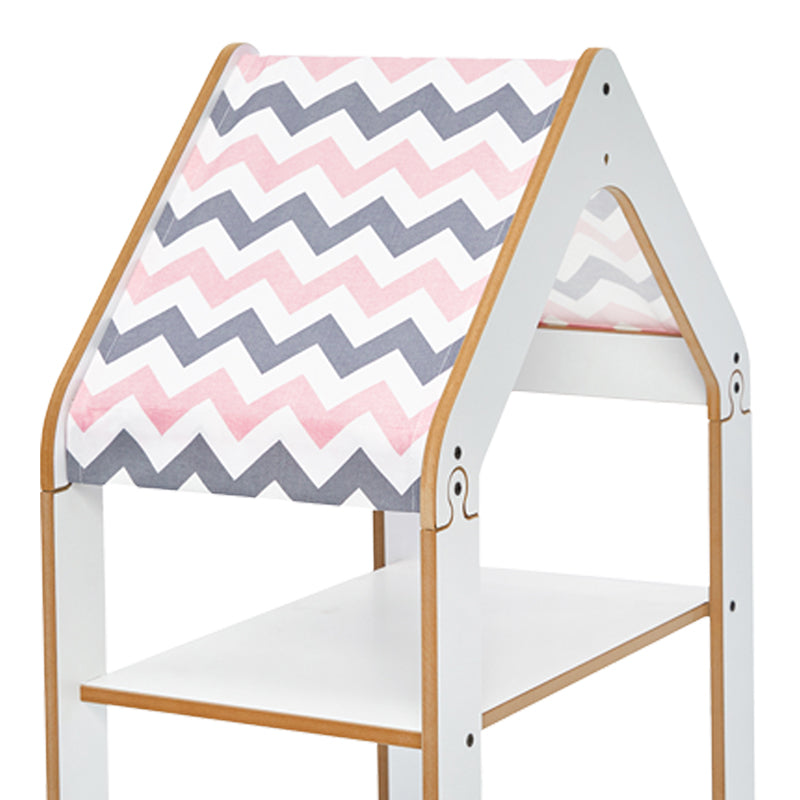 Raft Montessori Zoilen, MDF, 50x30x80 cm - Alb-Roz