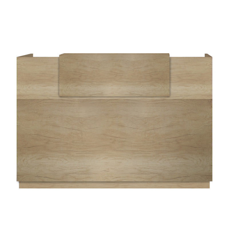 Receptie cu rafturi Lotus, Lemn, Stejar, 180x70x110 cm