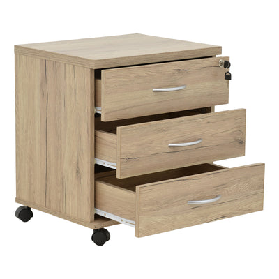 Rollbox cu rotile Anze, Natural, 48x38x53 cm, perspectiva suplimentara