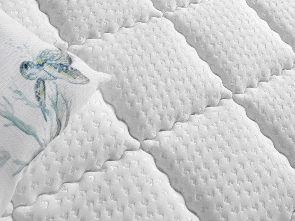 Saltea Blue, Alb, 160x26x200 cm