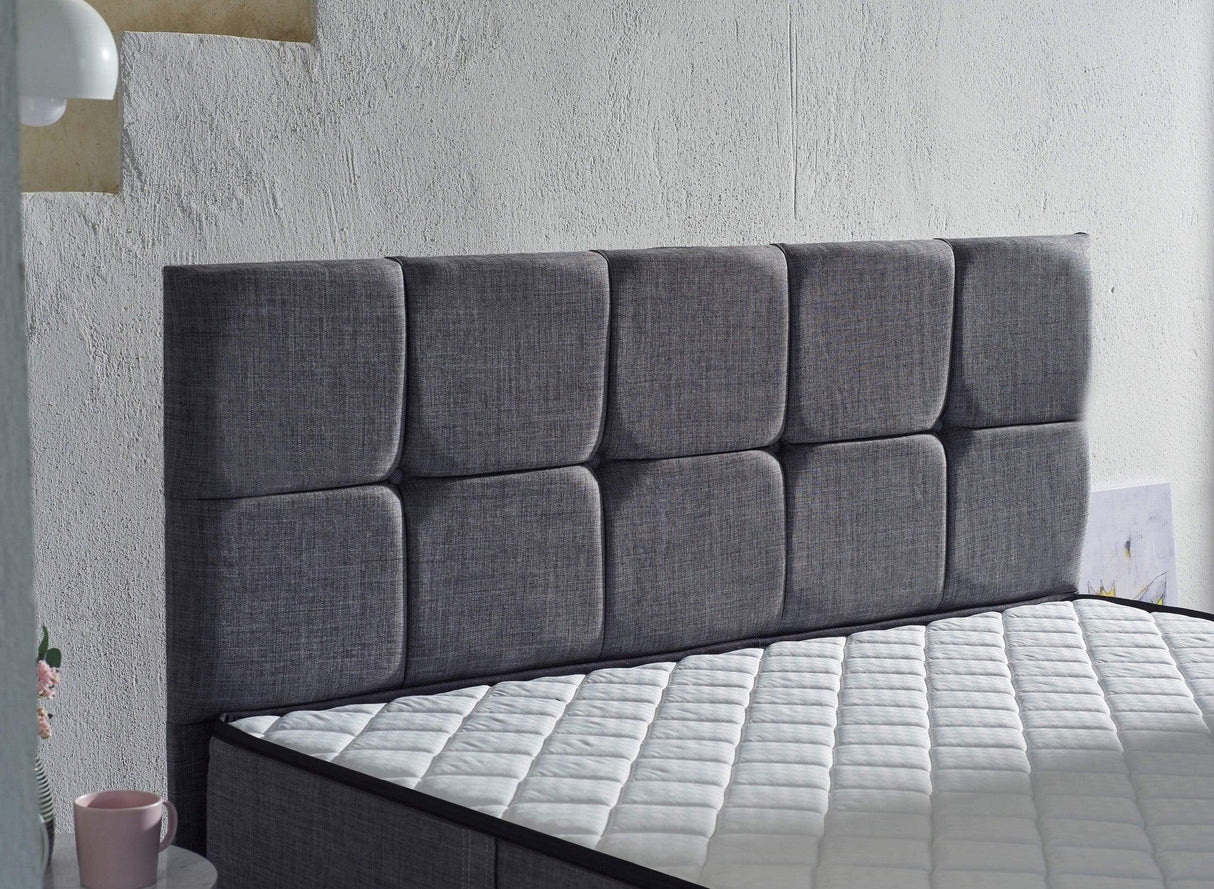 Saltea Diamond, Alb, 140x24x190 cm