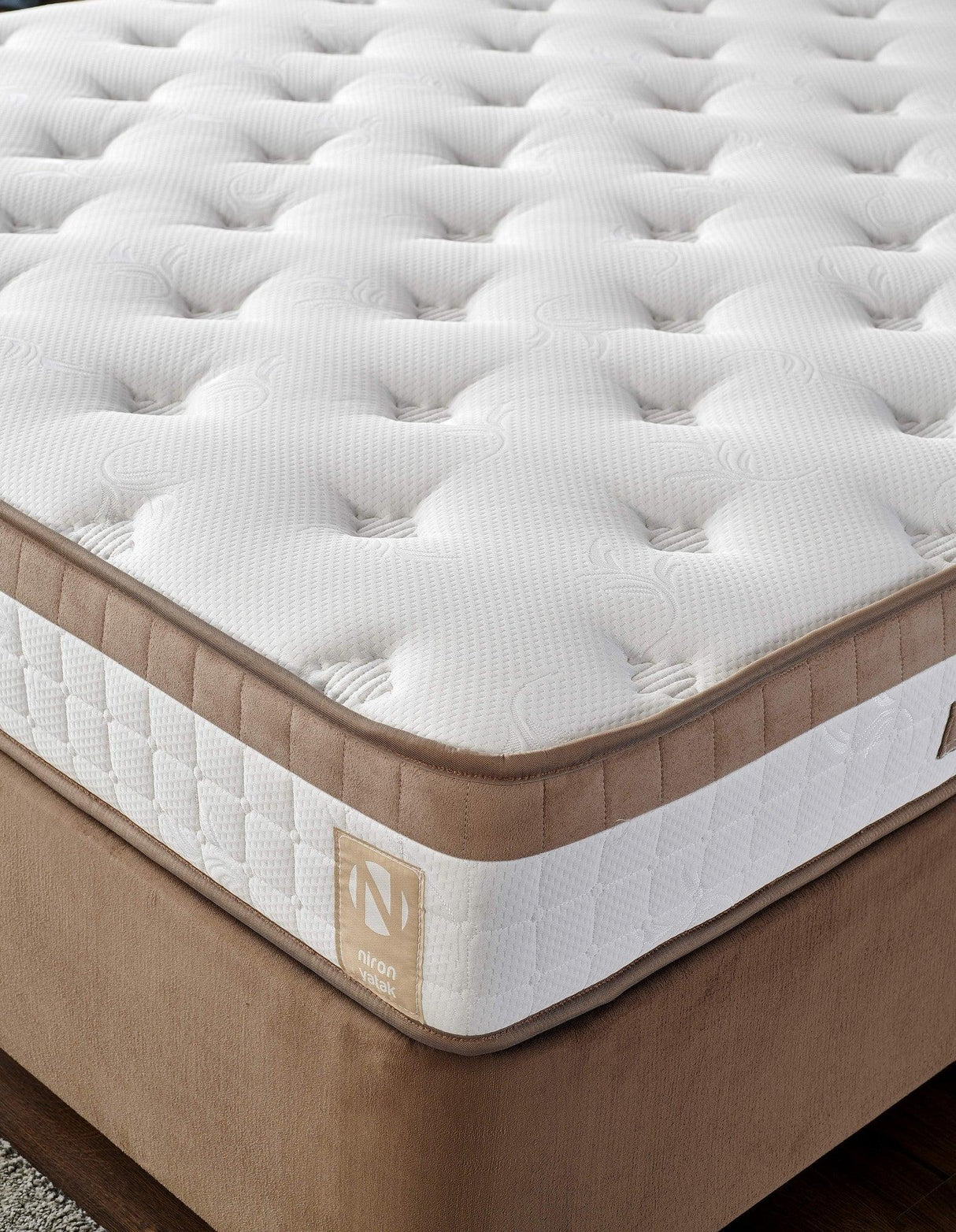 Saltea Latte, Alb, 200x23x200 cm