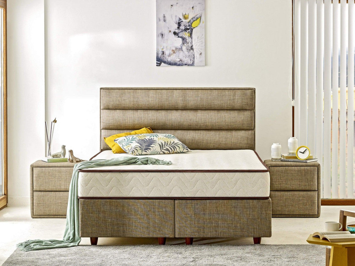 Saltea Visco E, Alb, 200x23x200 cm