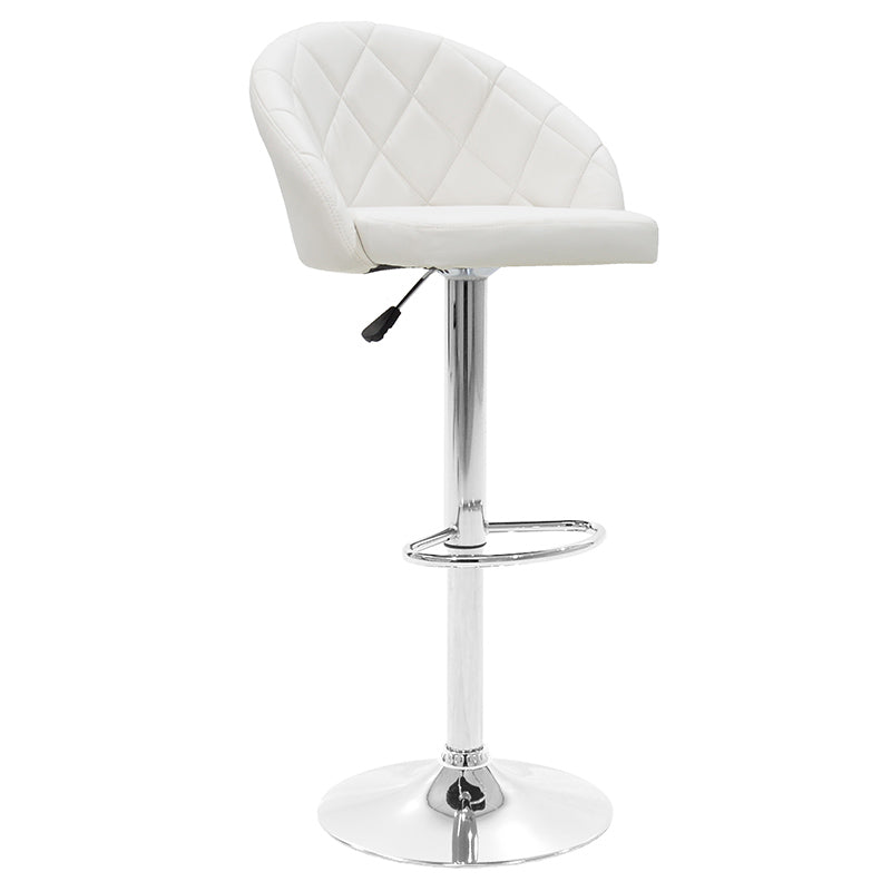 Scaun De Bar Saun de bar Balina Alb 52x53x109 cm