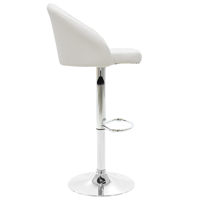 Saun de bar Balina, Alb, 52x53x109 cm