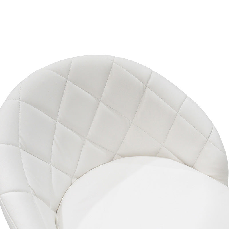 Saun de bar Balina, Alb, 52x53x109 cm