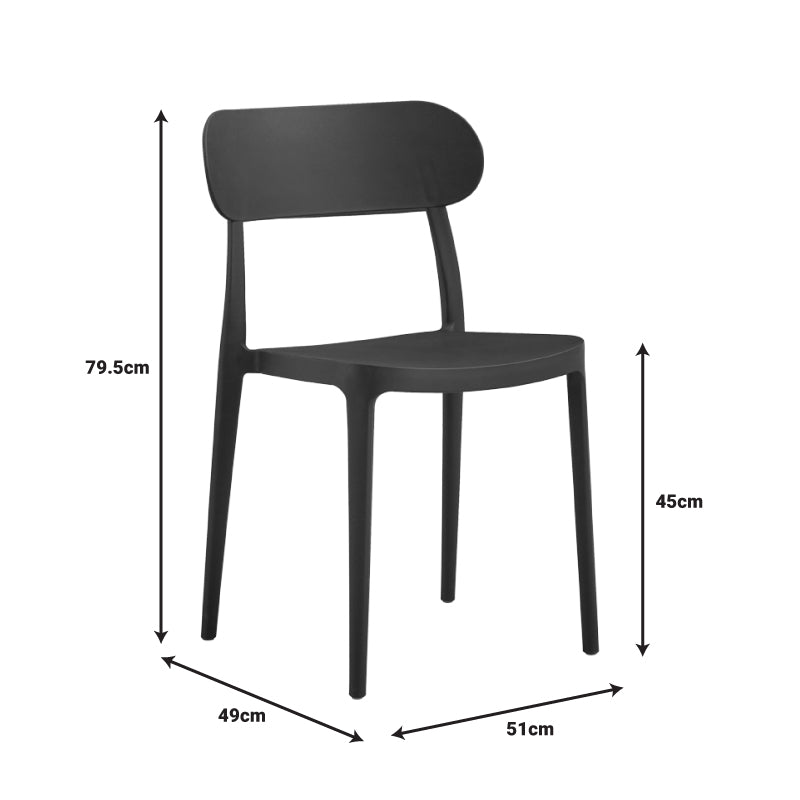 Scaun Amvroan cu protectie UV, Diverse culori, 51x49x80 cm - Antracit