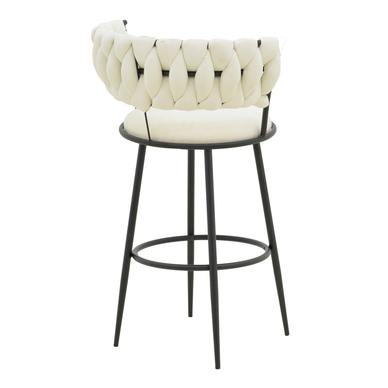 Scaun bar Alkia, Bej, 50x56x95 cm, detaliu produs