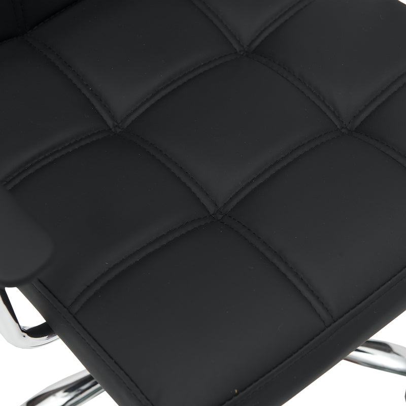 Scaun birou Buleco pu, negru, 56x46x74-86 cm