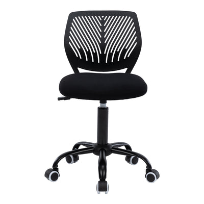 Scaun birou copii Kador, Negru, 52x52x72-94 cm, perspectiva suplimentara