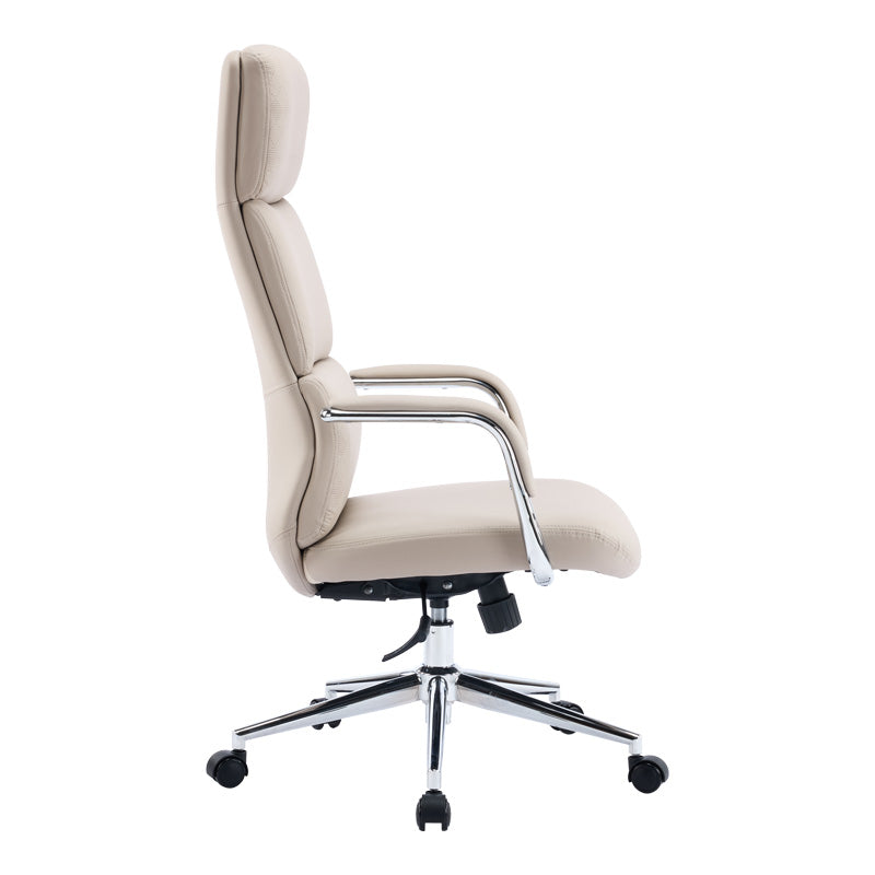 Scaun birou ergonomic Bendona, Bej, 71x78x119-127 cm