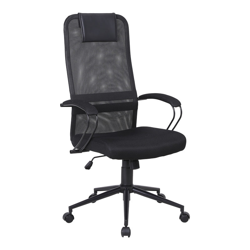 Scaun birou Lord I, Ergonomic, Negru, Structură Metalică, Neagră, 64x61x116-126 cm