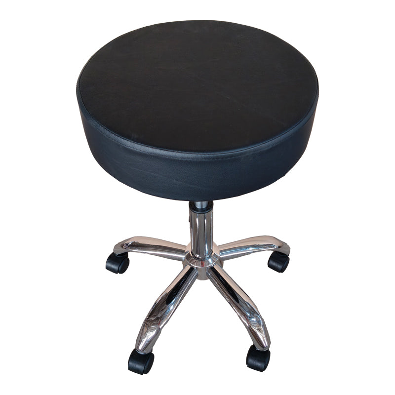 Scaun birou/lucru cu roti Tebere, Negru, 35x35x45-57 cm