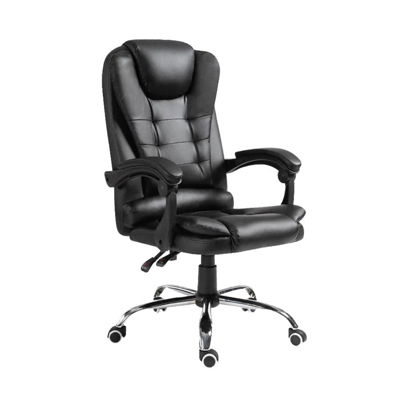 Scaun birou manager Benett negru pu 62x48x110cm