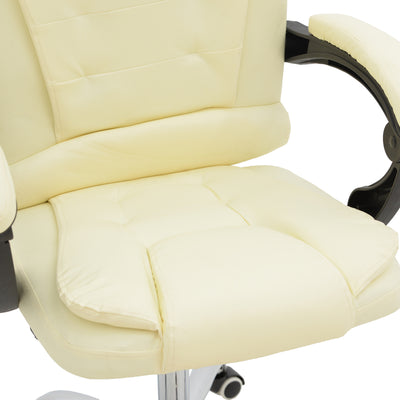 Scaun birou manager Kardi bej pu, 66x64x117 cm, foto produs 6