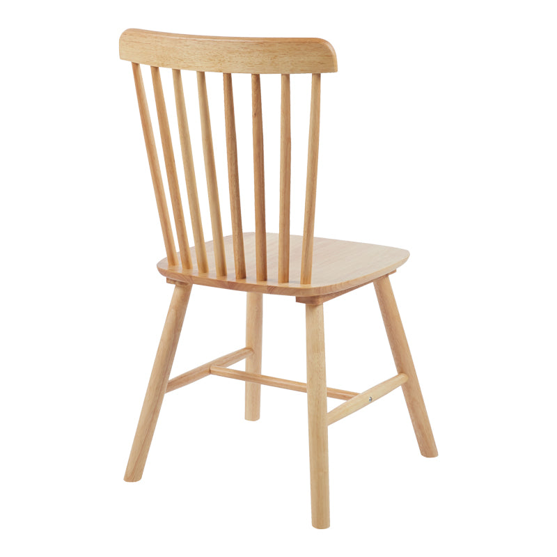 Scaun Bristol cu aspect natural, Lemn Rubberwood, 45x51x86 cm - Natur
