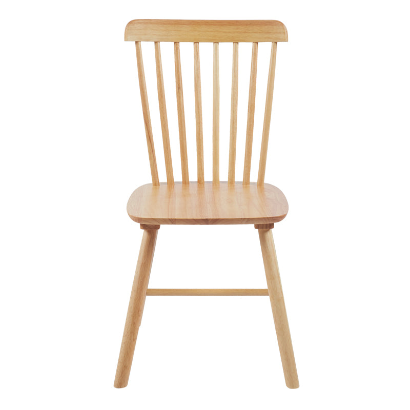 Scaun Bristol cu aspect natural, Lemn Rubberwood, 45x51x86 cm - Natur
