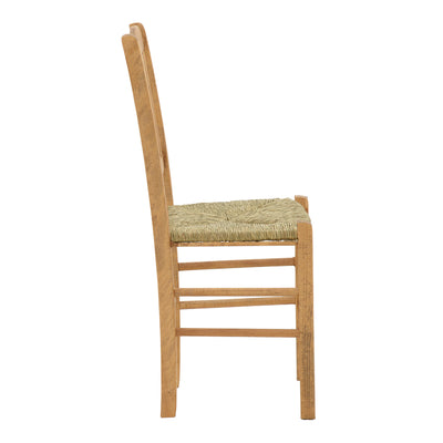 Scaun cafenea cu covoraș Dmnir-Charchie lemn masiv de fag lustruit, nuc, 41x42x92 cm, perspectiva suplimentara