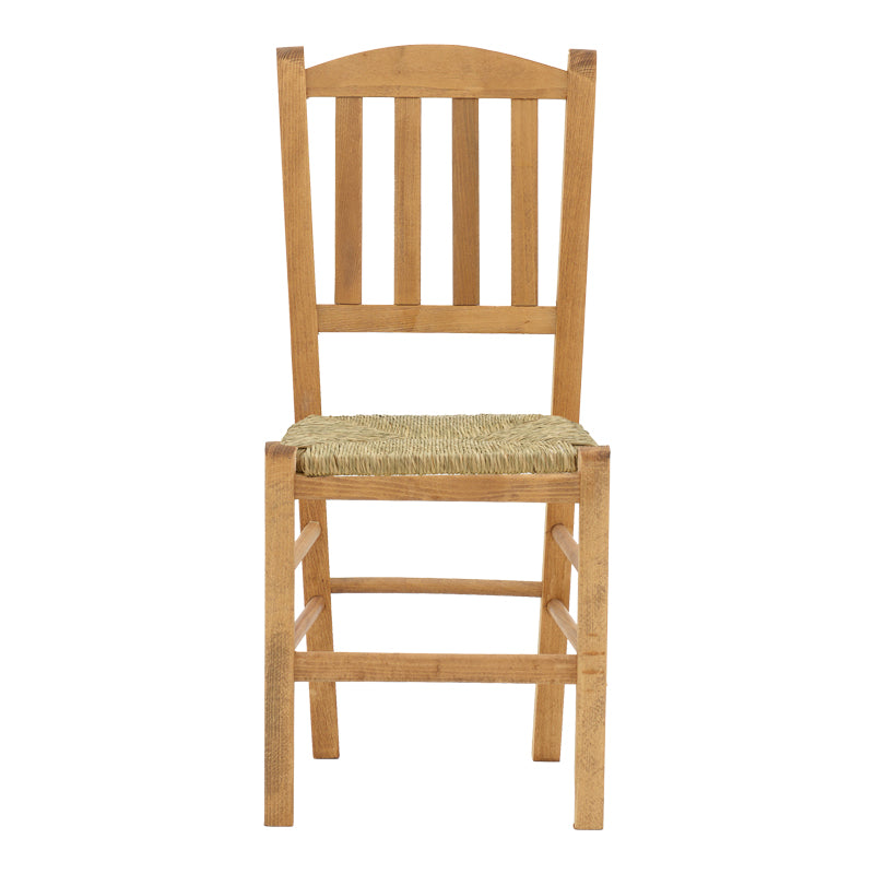 Scaun cafenea cu covoraș Dmnir-Charchie lemn masiv de fag lustruit, nuc, 41x42x92 cm