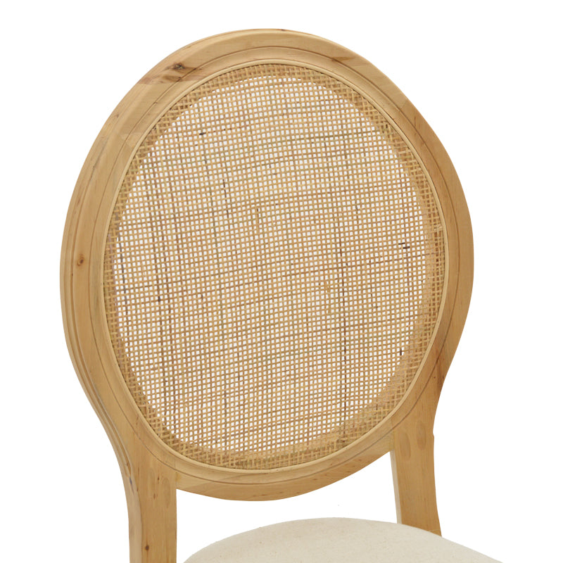 Scaun Canco Natural-ratan, Natural, 50x55x98 cm