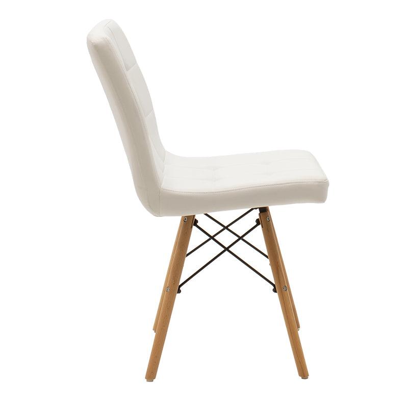 Scaun Cian II, Alb, 56x43x81 cm, foto produs 6