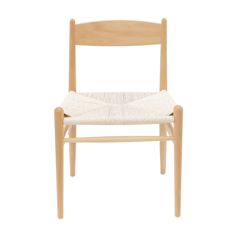Scaun Conan din lemn de fag Natural - scaun frânghie, Natural, 52x46x78 cm
