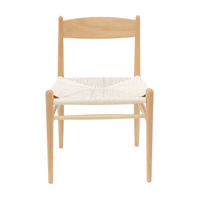 Scaun Conan din lemn de fag Natural - scaun frânghie, Natural, 52x46x78 cm, detaliu produs