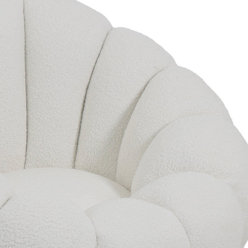 Scaun cu brate pivotant Nester, Diverse culori, 98x97x69 cm - Alb