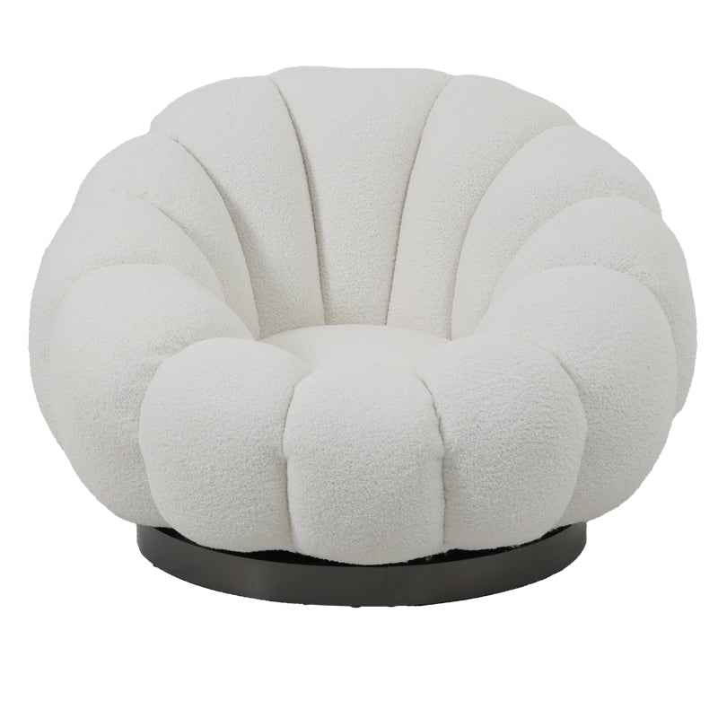 Scaun cu brate pivotant Nester, Diverse culori, 98x97x69 cm - Alb