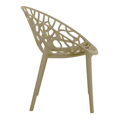 Scaun Daren de Crem, 59x60x80 cm, detaliu produs
