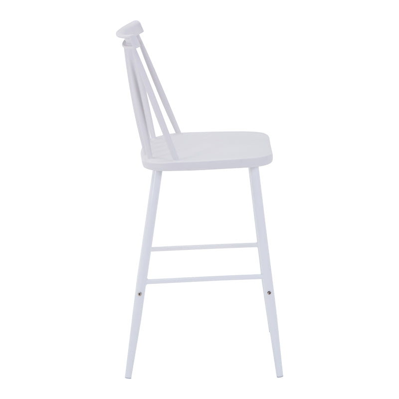 Scaun de bar Aurora I, Alb, 42x47x99 cm
