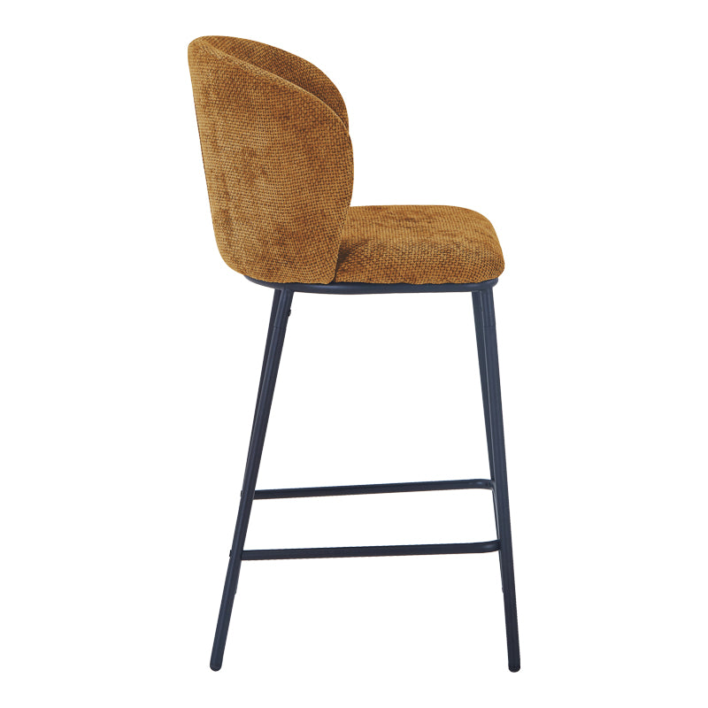 Scaun de bar cu funcție pivotantă Karg camel, Bej, 49x46x93 cm