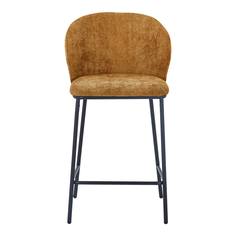 Scaun de bar cu funcție pivotantă Karg camel, Bej, 49x46x93 cm