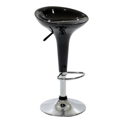 Scaun de bar Felice reglabil pe inaltime baza negru-crom 40x43x84 cm