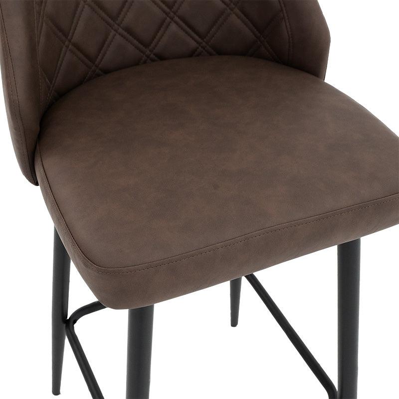 Scaun de bar Inflame, Antracit, 55x48x107 cm, foto produs 7