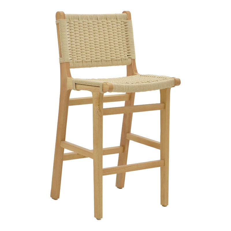Scaun de bar Julien, lemn, Natural, 45x46x95 cm