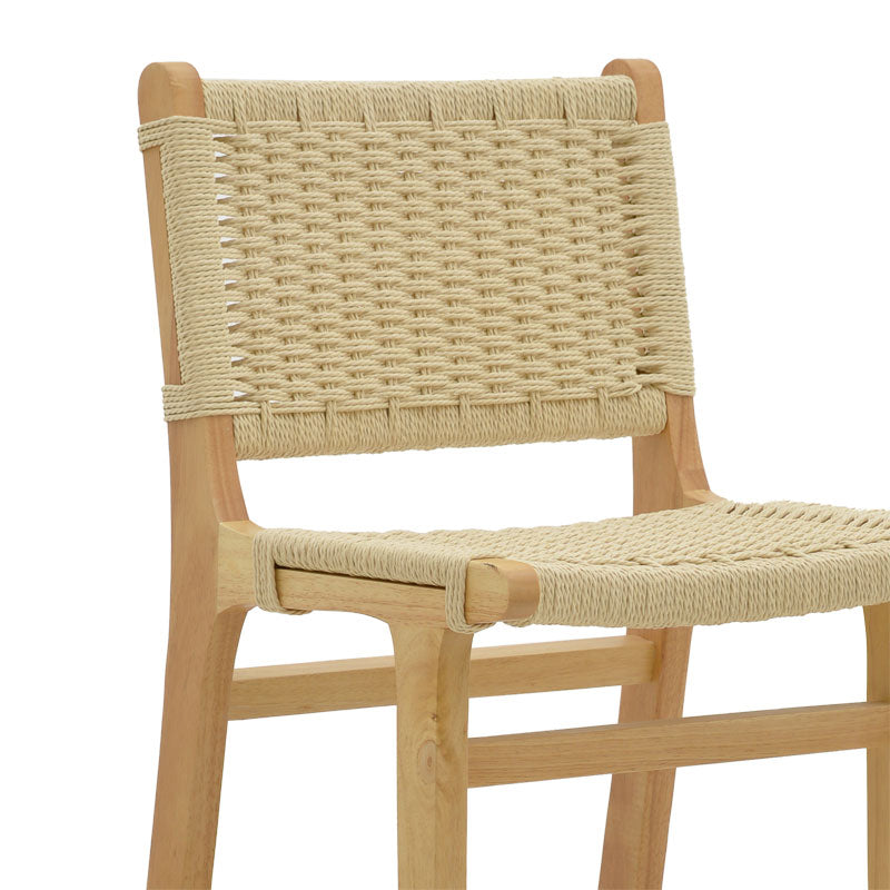 Scaun de bar Julien, lemn, Natural, 45x46x95 cm