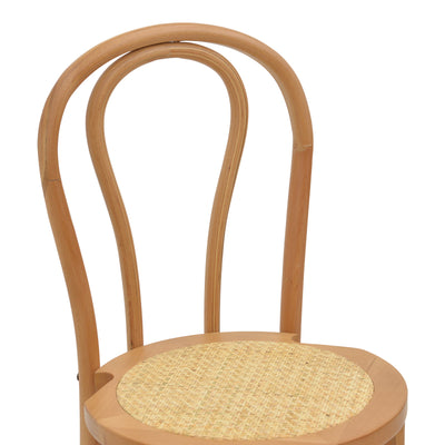 Scaun de bar Thonet lemn Natural de fag, 41x50x105 cm, foto produs 6